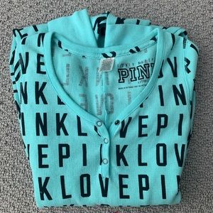 Victorias Secret PINK Drop Seat Pajamas (onesie)❤️